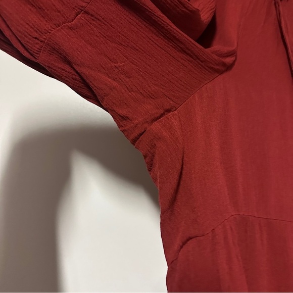 Fashion to Figure Plus Size Ariella Tie Waist Tiered Pants Size 0X - Picture 6 of 9